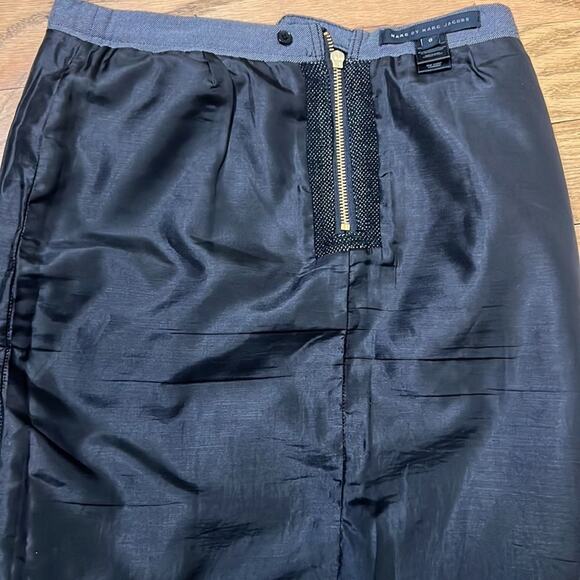 MARC BY MARC JACOBS KNEE LENGTH WOOL BLEND SKIRT SIZE 0 - Picture 11 of 11